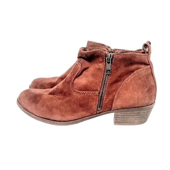 SO Women's Brown Suede Ankle Boots Size 6 - Picture 2 of 5